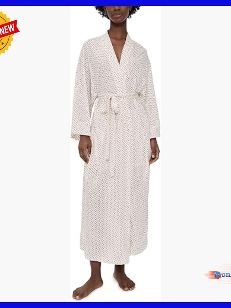 Lightweight Jersey Sleep Robe With Pockets And Shawl Collar